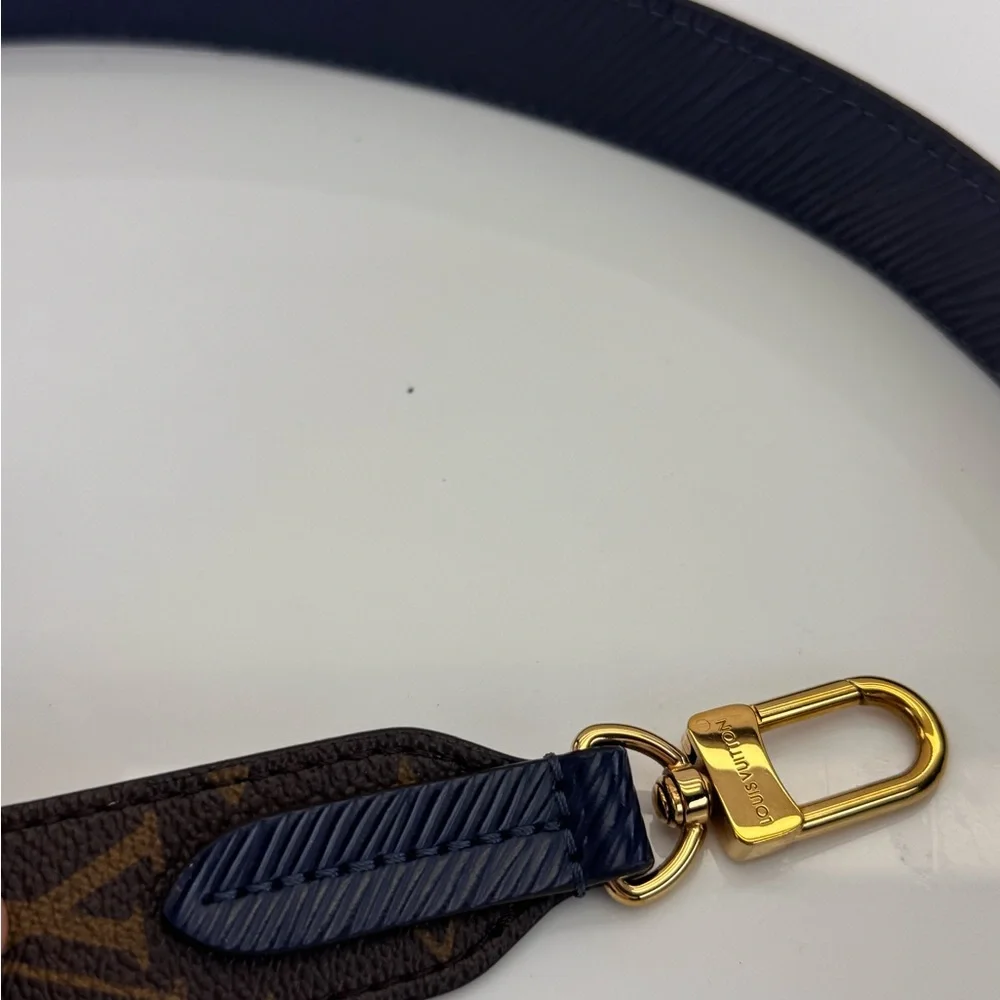 Louis Vuitton Monogram Blue Epi Bandouliere Strap